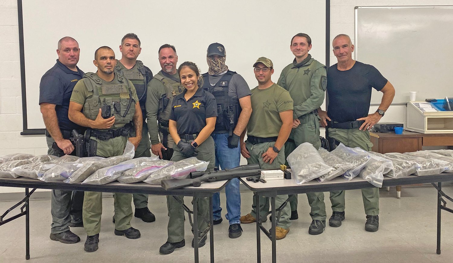 Special to the Lake Okeechobee News/HCSO
CLEWISTON — The Hendry County Sheriff’s team conducted a search warrant on a marijuana grow operation on North Lindero Street.